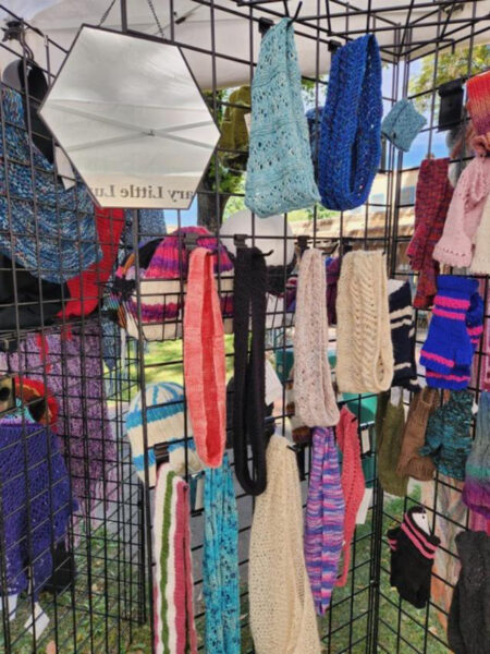Kathy Konecki Wool Festival Booth 2